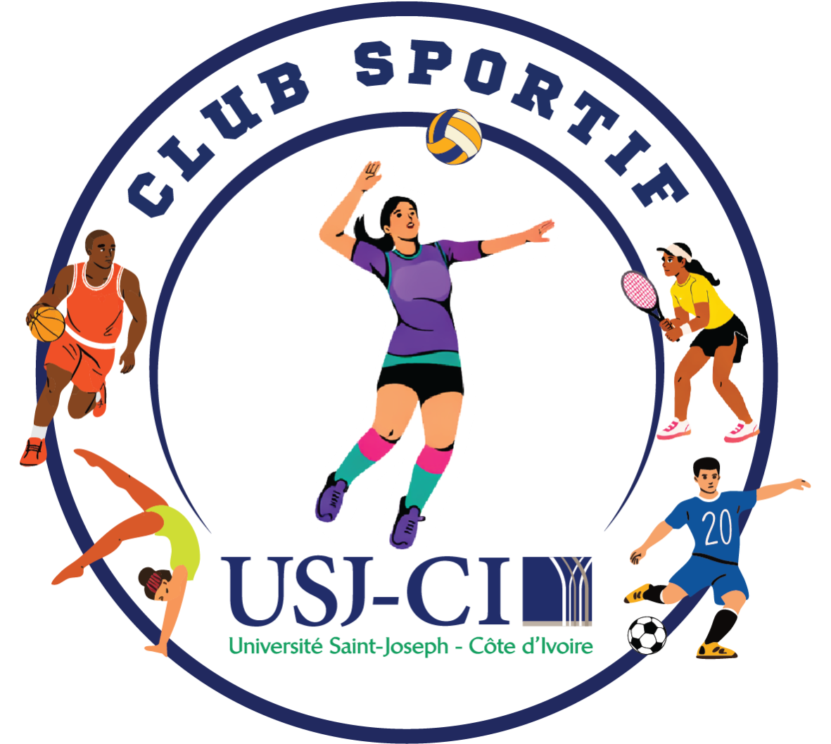LOGO CLUB ÉTUDIANT SPORT